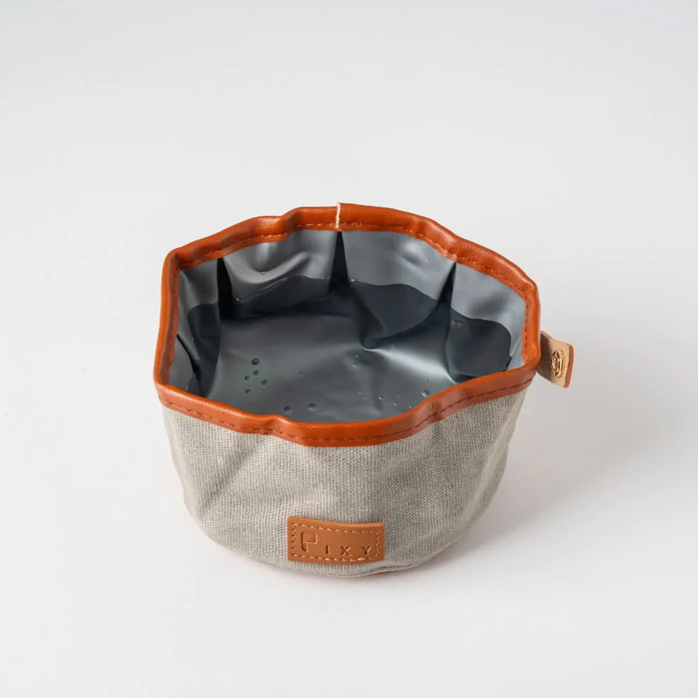 Bebedero plegable 3 Bebedero plegable para perro - Gris bebedero plegable 3
